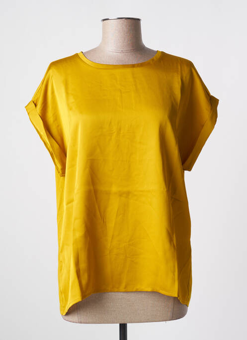 T-shirt jaune VILA pour femme