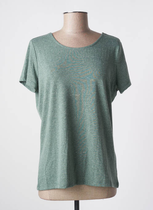 T-shirt vert PIECES pour femme