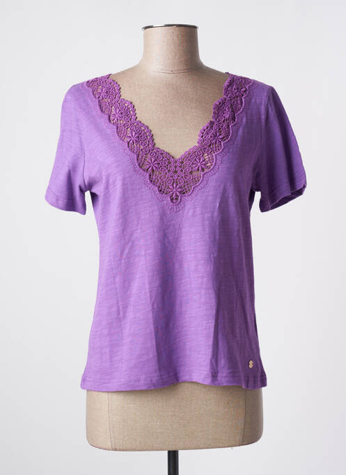 T-shirt violet LA PETITE ETOILE pour femme