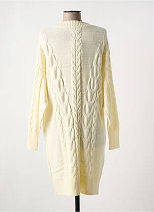 Robe pull resserrée sur le bas manches longues jaune B.YOUNG femme