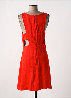 Robe mi-longue sans manche sans manche rouge VILA ROUGE femme