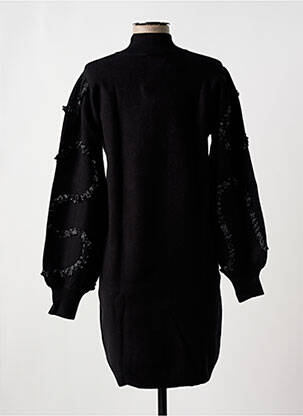 Robe pull resserrée sur le bas manches longues noir OBJECT femme