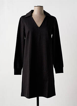 Robe courte manches longues manches longues noir B.YOUNG femme