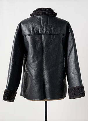 Manteau court poches sans capuche gris ICHI femme