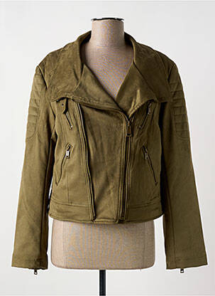 Veste casual tissage suedine vert GUESS femme