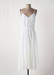 Robe longue blanc LA PETITE ETOILE pour femme seconde vue