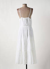 Robe longue blanc LA PETITE ETOILE pour femme seconde vue