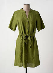 Robe mi-longue vert VILA pour femme seconde vue