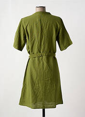 Robe mi-longue vert VILA pour femme seconde vue