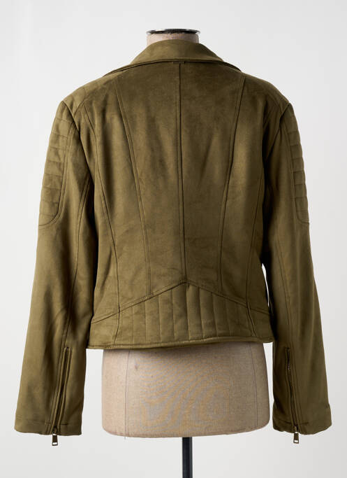 Veste casual tissage suedine vert GUESS femme