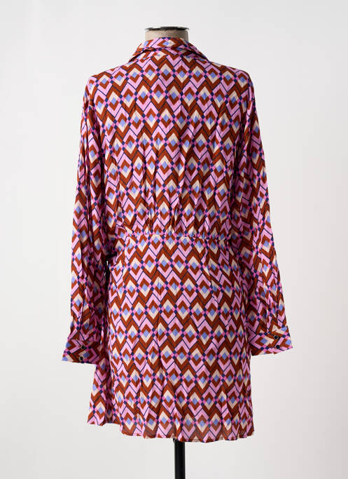 Robe courte rose LA PETITE ETOILE pour femme