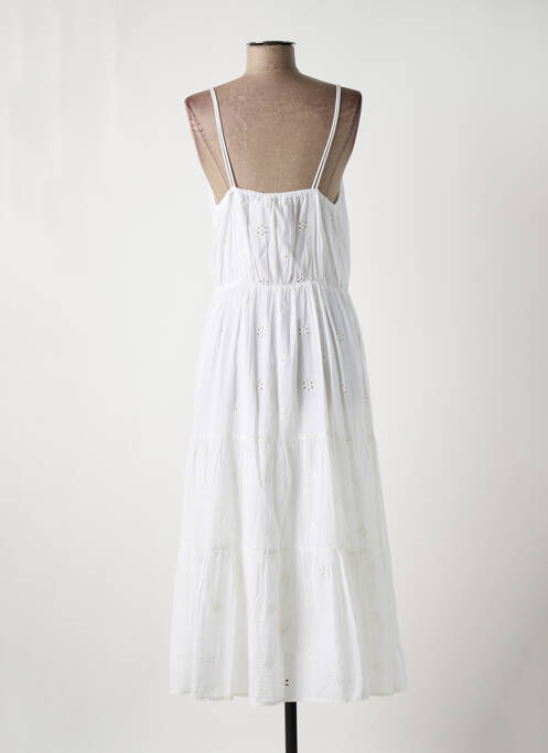 Robe longue blanc LA PETITE ETOILE pour femme