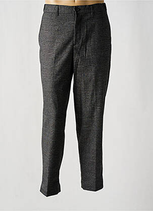 Pantalon chino imprimé imprimé prince de galle taille normale gris SELECTED homme