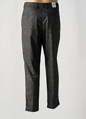 Pantalon chino imprimé imprimé prince de galle taille normale gris SELECTED homme