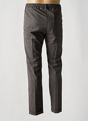 Pantalon chino imprimé imprimé prince de galle taille normale gris IKKS JUNIOR homme