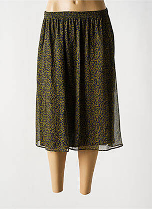 Jupe mi-longue taille normale bleu AMERICAN VINTAGE femme