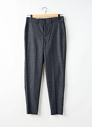Pantalon chino imprimé imprimé prince de galle gris SELECTED homme