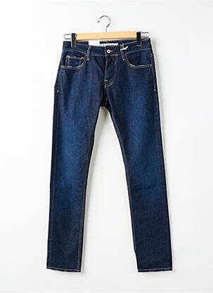 Jeans skinny fermeture boutonnée sur le devant taille basse bleu GUESS homme