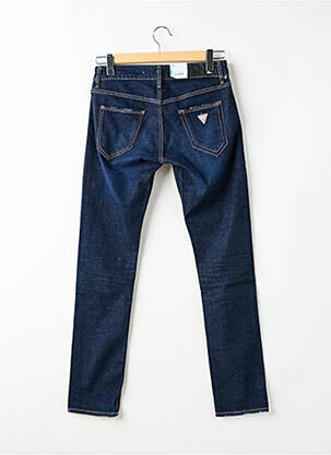 Jeans skinny fermeture boutonnée sur le devant taille basse bleu GUESS homme