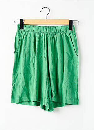 Short vert ICHI pour femme