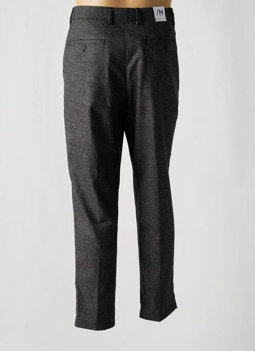 Pantalon chino imprimé imprimé prince de galle taille normale gris SELECTED homme