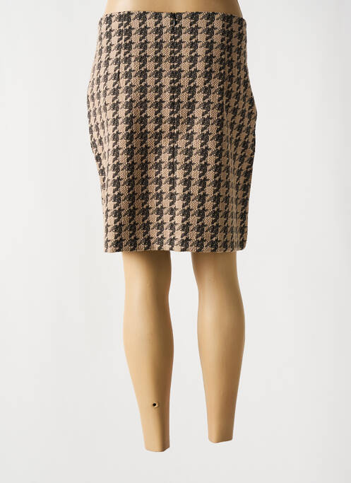 Jupe courte poches beige ICHI femme