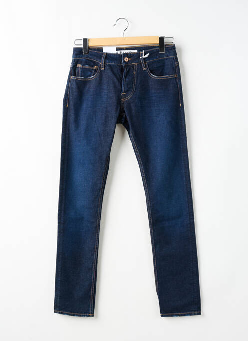 Jeans skinny fermeture boutonnée sur le devant taille basse bleu GUESS homme