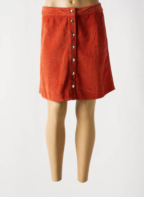 Jupe courte orange GRAINE pour femme