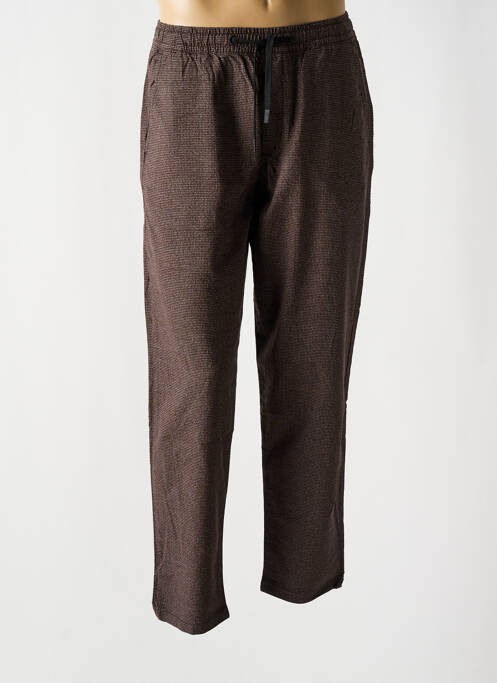 Pantalon chino marron SELECTED pour homme