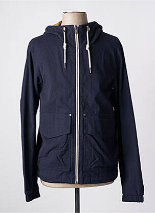 Manteau court a capuche a capuche bleu SELECTED homme