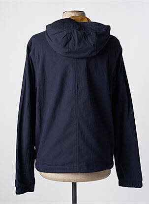Manteau court poches a capuche bleu SELECTED homme