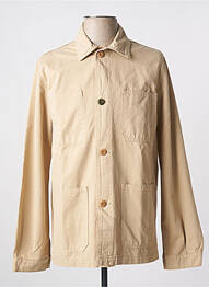 Veste casual fermeture boutonnée sur le devant beige BASK IN THE SUN homme