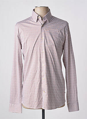 Chemise manches longues imprimé fantaisie beige MATINIQUE homme