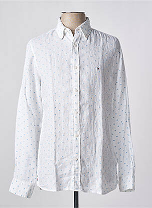 Chemise manches longues imprimé fantaisie blanc TOMMY HILFIGER homme