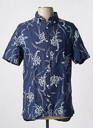 Chemise manches courtes imprimé fantaisie bleu TOMMY HILFIGER homme