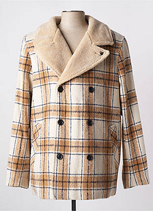 Manteau court beige SCOTCH & SODA pour homme