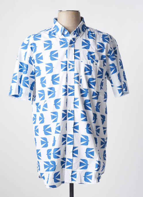 Chemise manches courtes bleu BASK IN THE SUN pour homme