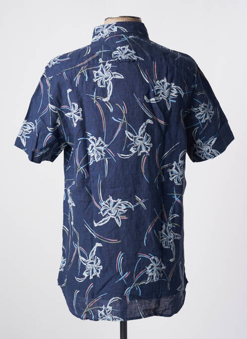 Chemise manches courtes bleu TOMMY HILFIGER pour homme