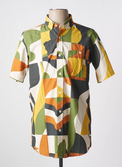 Chemise manches courtes vert BASK IN THE SUN pour homme