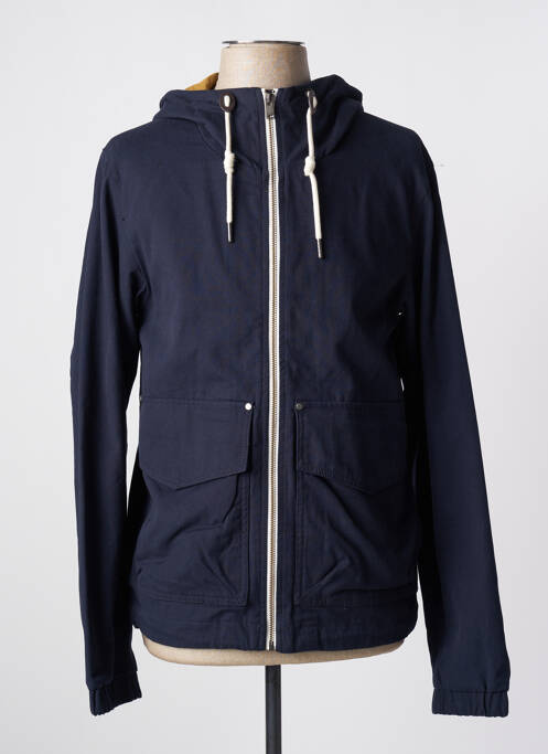 Manteau court bleu SELECTED pour homme