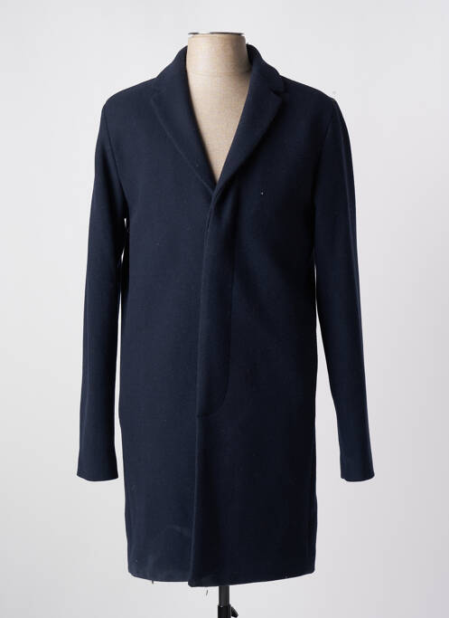 Manteau long bleu SELECTED pour homme