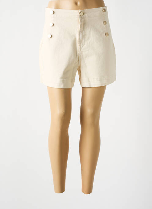 Short beige VILA pour femme