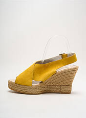 Espadrilles jaune WALK AND LOVE pour femme seconde vue