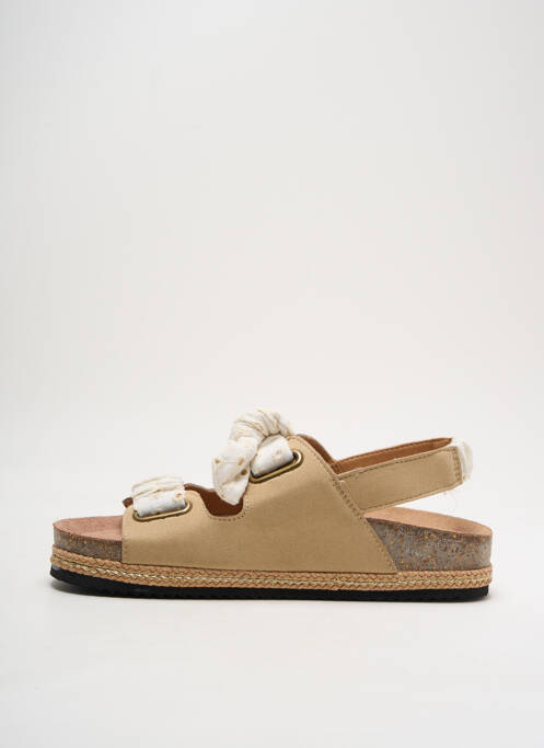 Sandales/Nu pieds beige ARMISTICE pour femme
