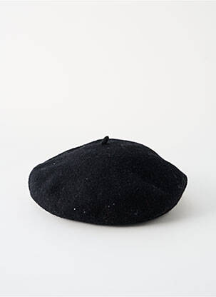 Bonnet forme béret noir ZARA femme