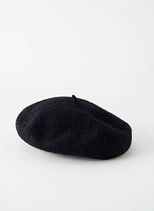 Bonnet forme béret noir ZARA femme