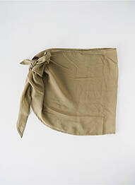 Paréo tissage crêpe vert LOUNGE femme