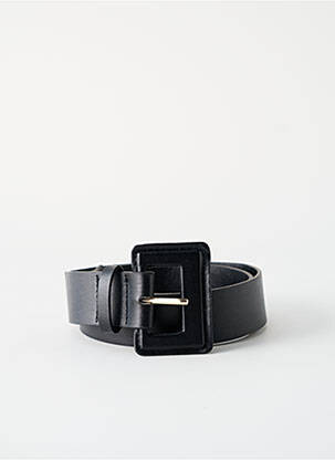 Ceinture effet matière satinée noir SANS MARQUE femme