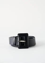 Ceinture effet matière satinée noir SANS MARQUE femme