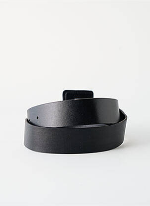 Ceinture effet matière satinée noir SANS MARQUE femme